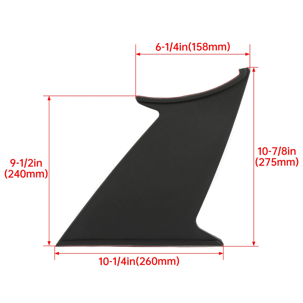 2X Spoiler Wing Stabilizer for Subaru WRX STi Sedan (2015-2021)