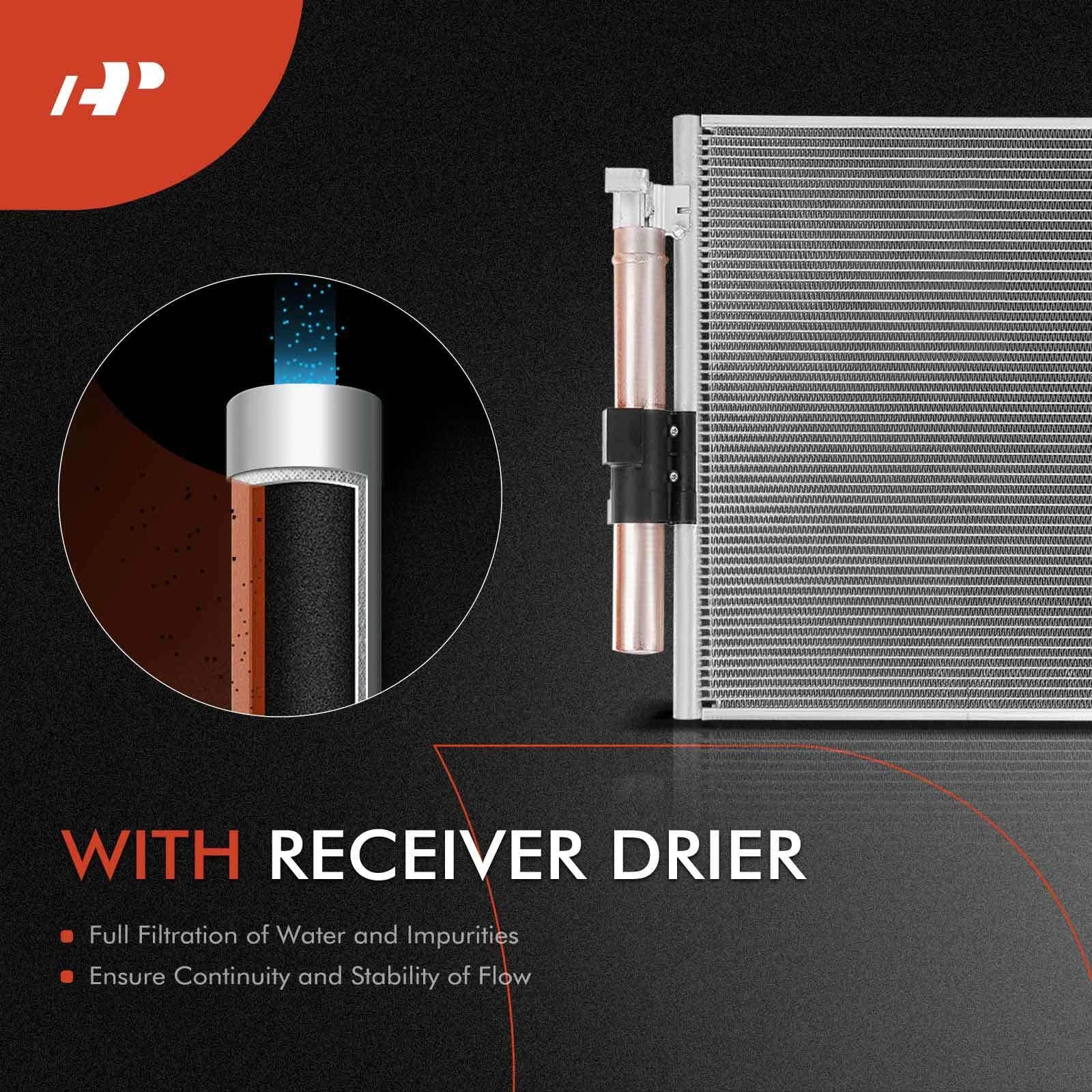 Radiator & AC Condenser with Drier for Ford Focus (2012-2018)