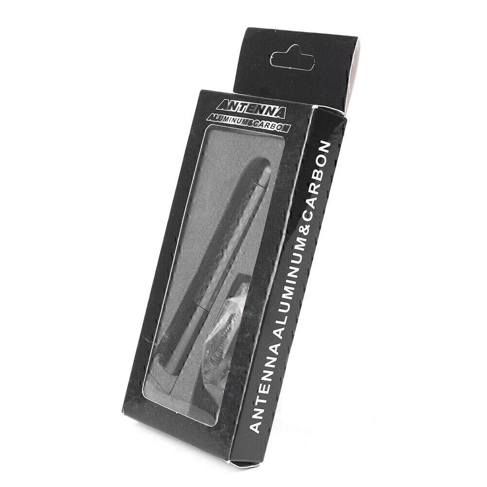 3'' Carbon Fiber Aluminum Screw Radio Short Antenna for Audi