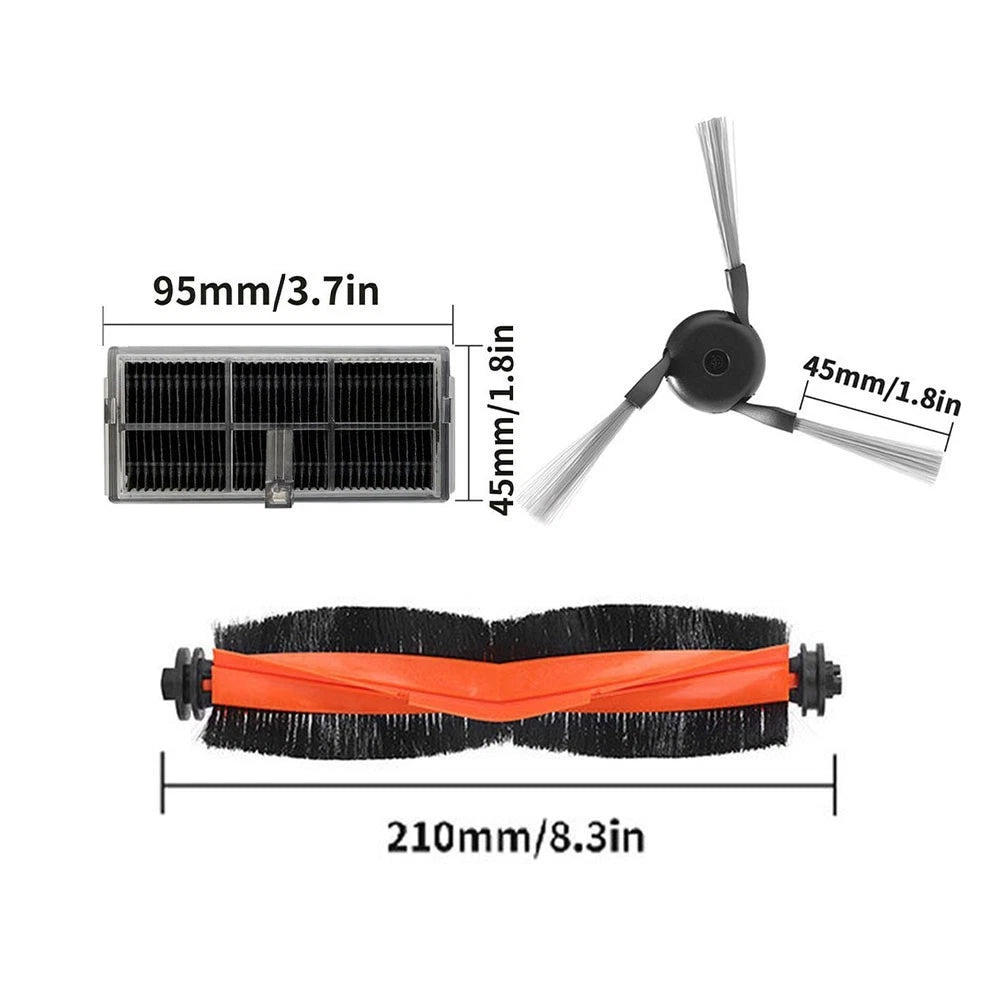 9 pcs accessories for Xiaomi Mijia M40 D110CN Robot Vacuum Cleaner