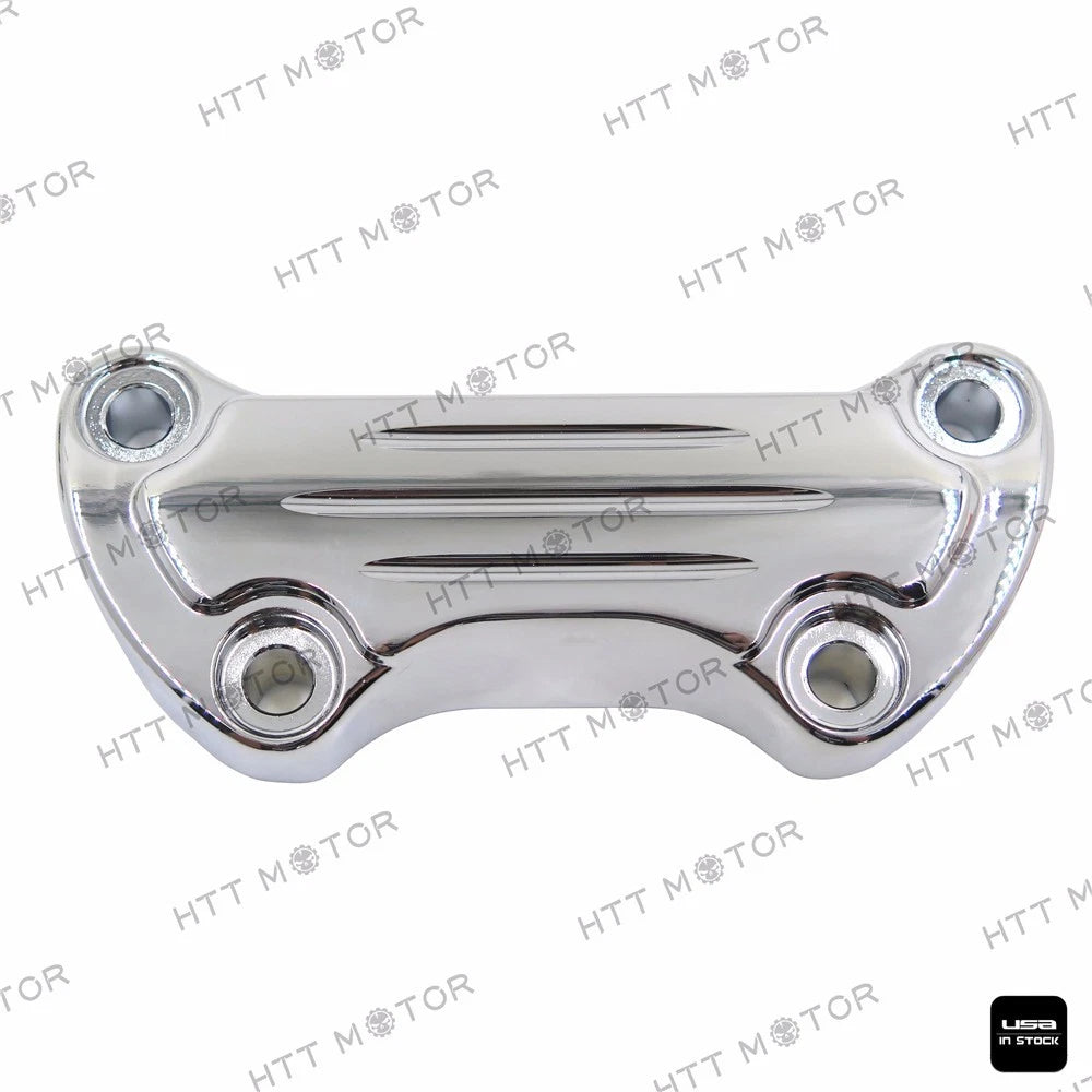Scalloped Handlebar Riser Clamp Chrome for Harley Sportster 1200 (2004–2023)