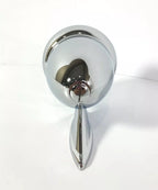 Chrome Bullet Style Side Rear View Door Mirrors Pair for Universal (Fit)