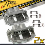 Pair Rear Brake Calipers with Brackets for Chevy Express 2500 (2003â2006)