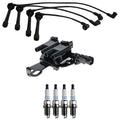 Set of 4 Hitachi Ignition Coils & Denso Iridium Spark Plugs for Tucson