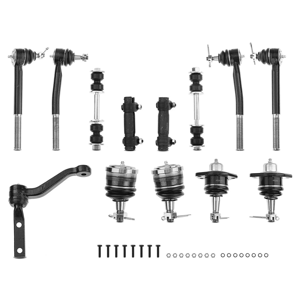 Front Ball Joint Sway Bar Link Tie Rod End for Chevy Buick Cadillac