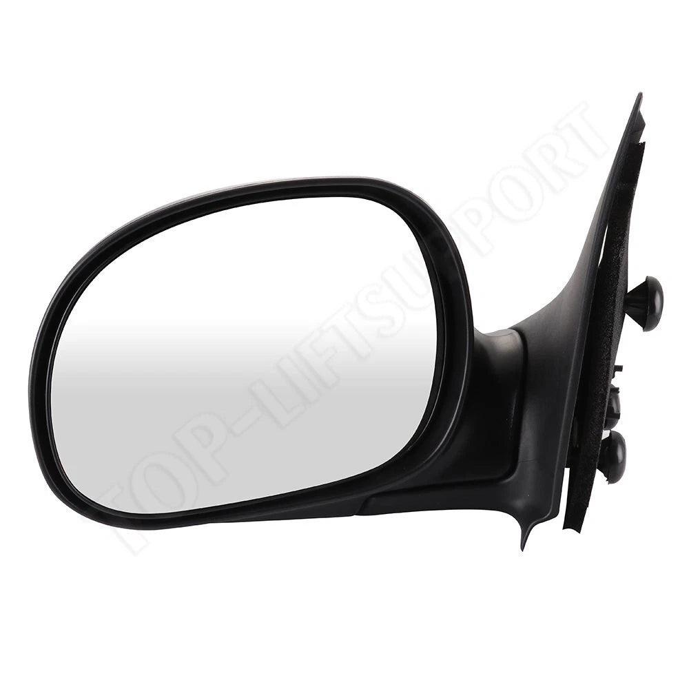 Power Black Manually Folding Side Mirrors for Ford F-150 (1997–2004)