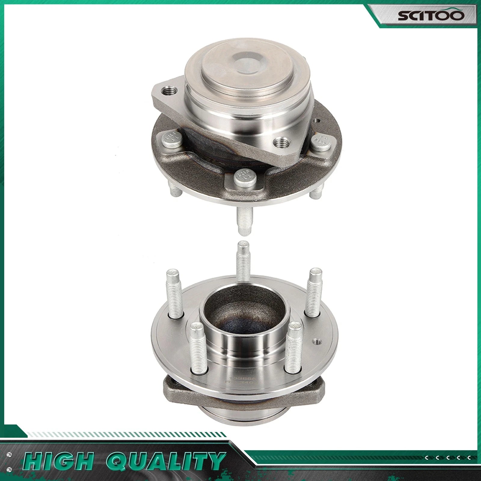 2X Rear Wheel Bearing Hub Assembly for Buick LaCrosse (2017–2019), Envision (2017–2018)