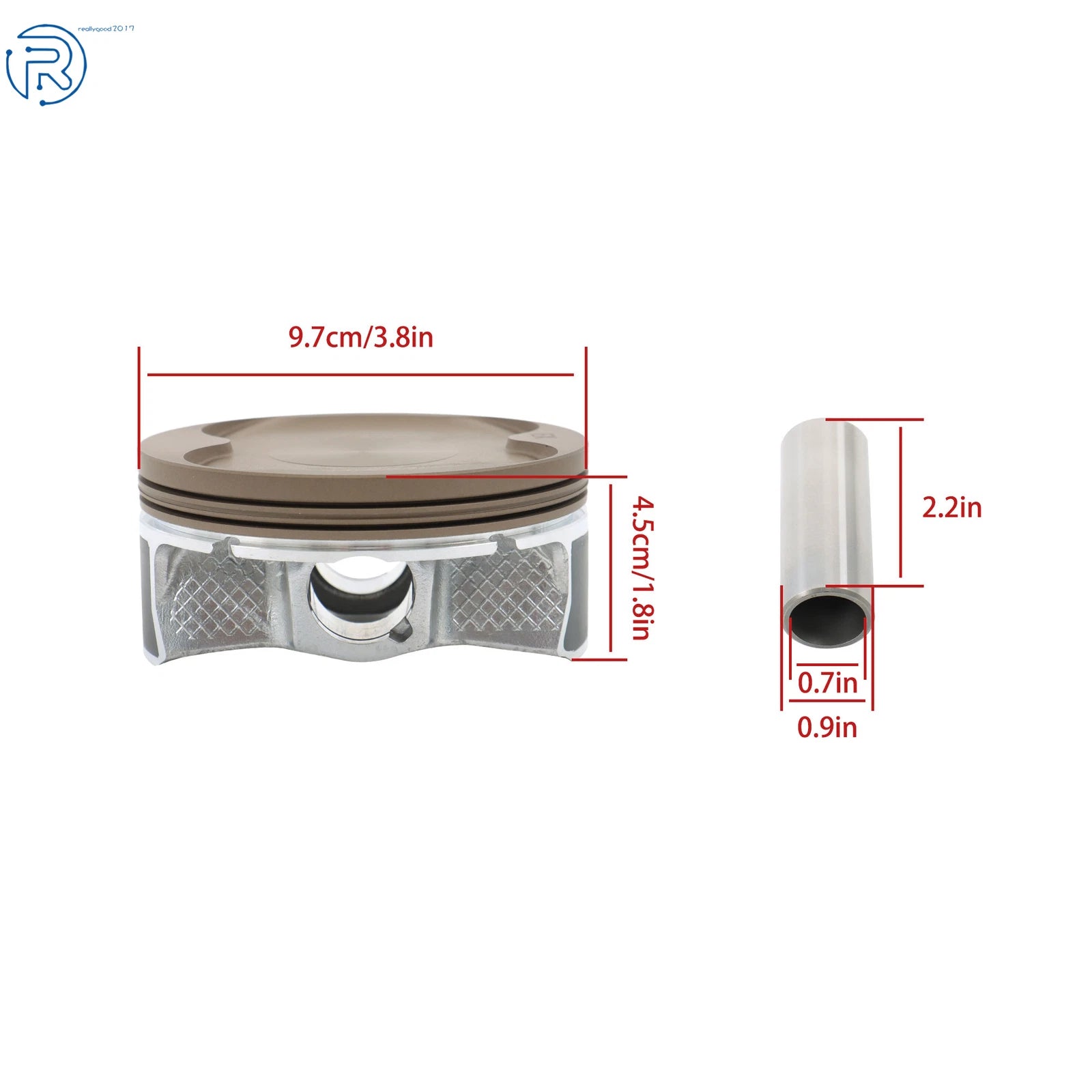 Engine Piston Kit 99mm for Polaris Sportsman RZR Ranger 570 (2010–2023) 3022288 2204960