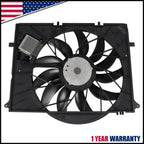 Radiator Cooling Fan Assembly for Mercedes-Benz S430 S500 (2000–2006) 2205000193