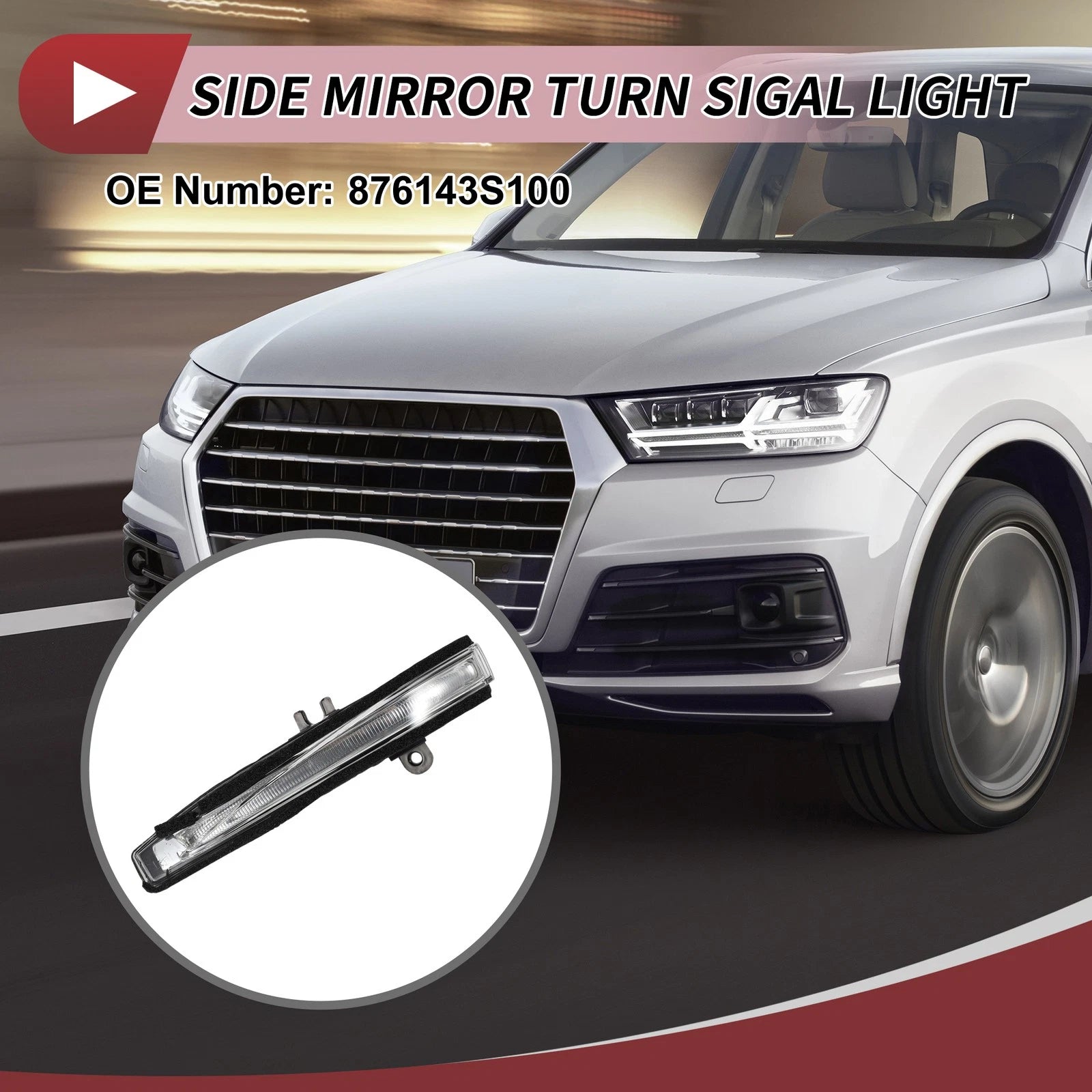 LED Turn Signal Light for Hyundai Sonata (2011–2013) Left No. 876143S100