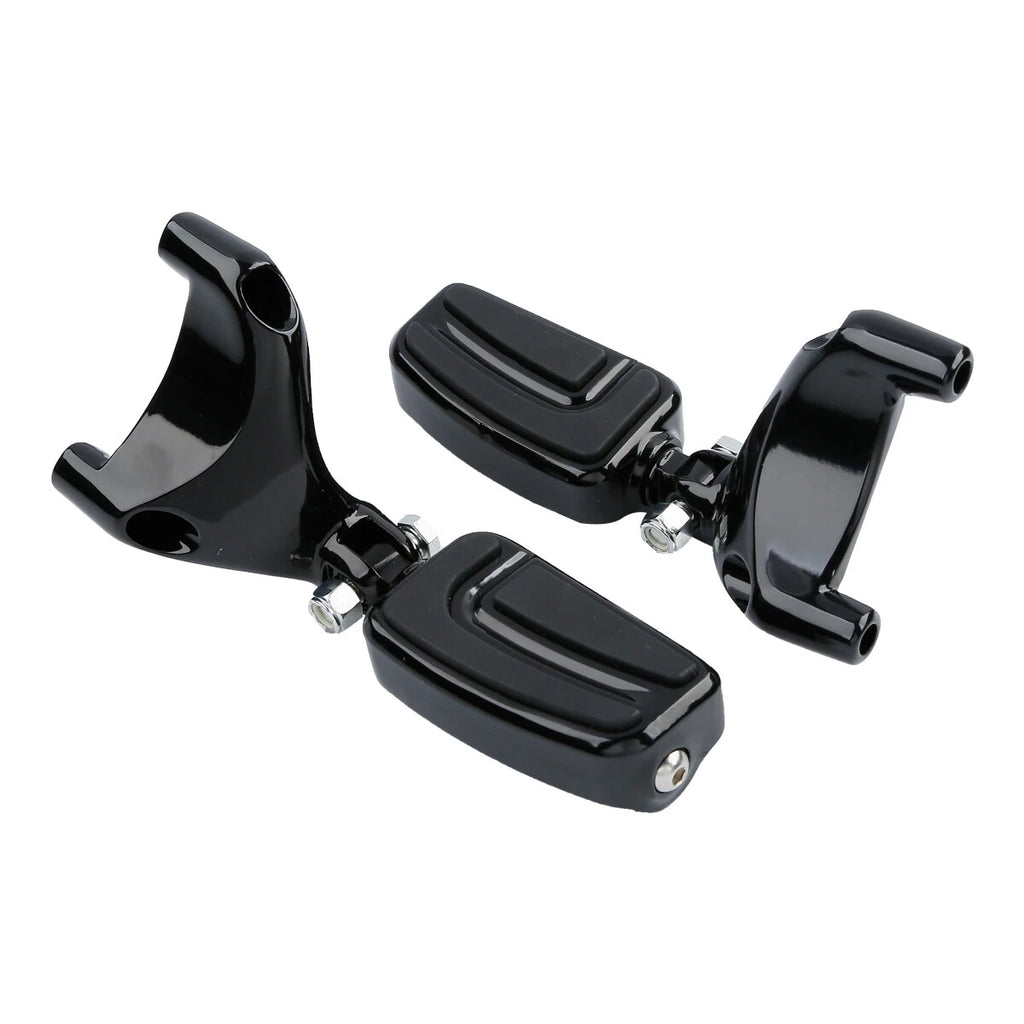 Black Passenger Footpegs for Harley Sportster 883 1200 (2004–2013)