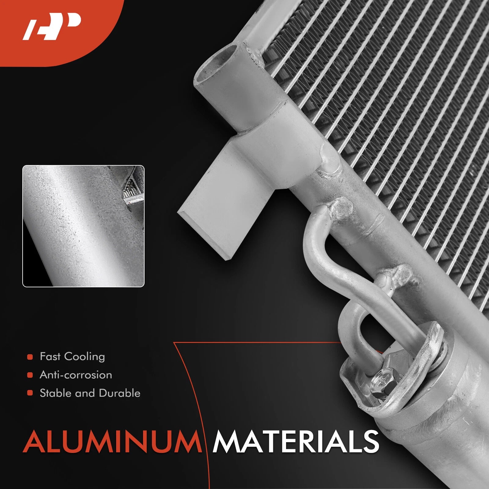 A/C Condenser with Receiver Drier & Bracket for Nissan Altima (2013-2018)