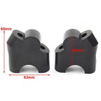 2X Handlebar Risers Mount Clamp Adapter for BMW F800R (2015–2017)