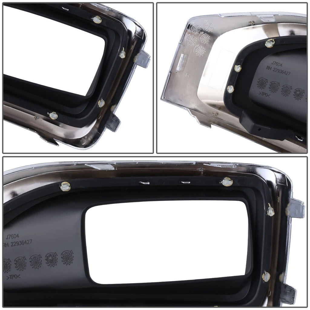 Fog Light Bezel Cover Chrome for GMC Yukon XL (2015–2020)