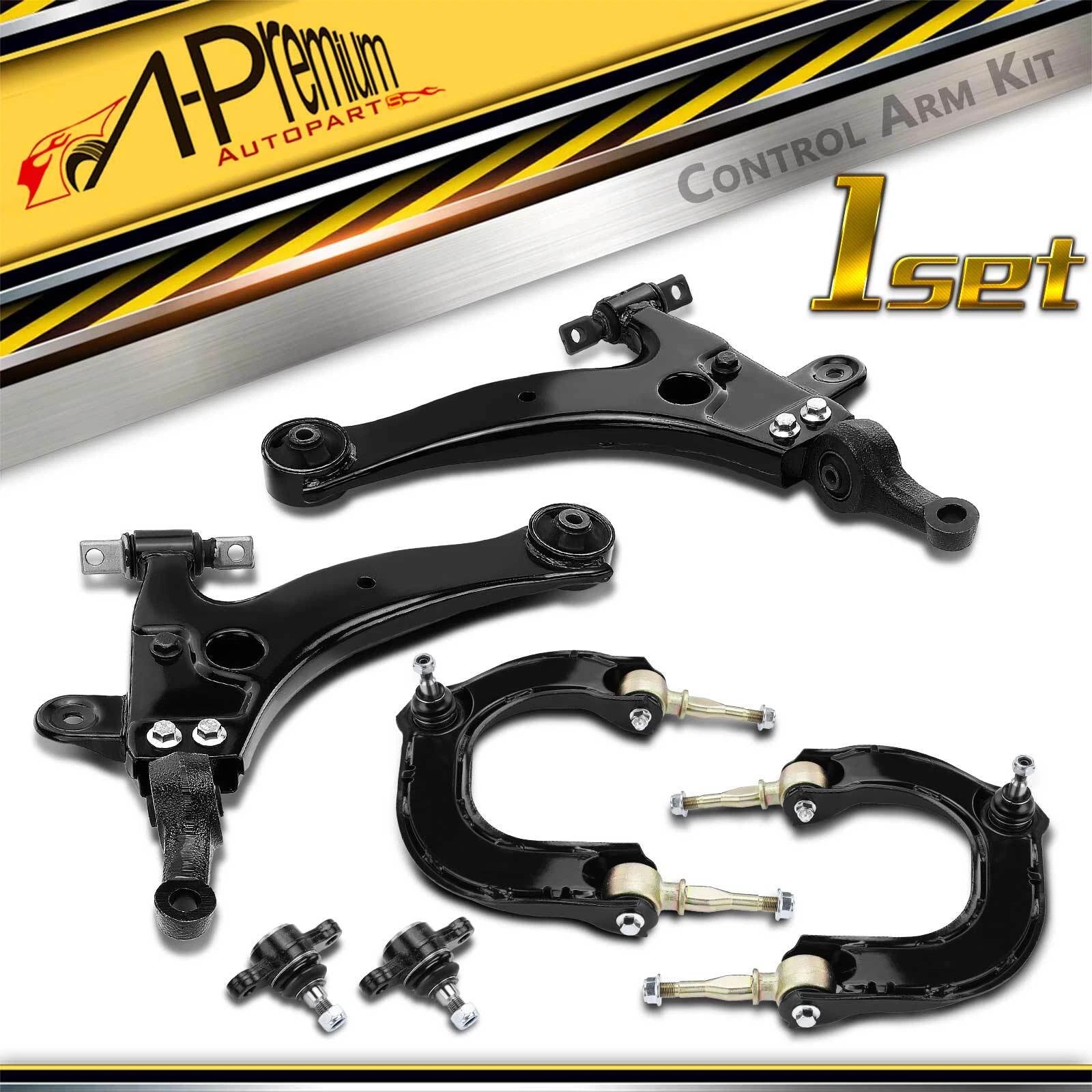 6X Front Control Arm and Ball Joint Assembly for Hyundai Sonata Kia Optima