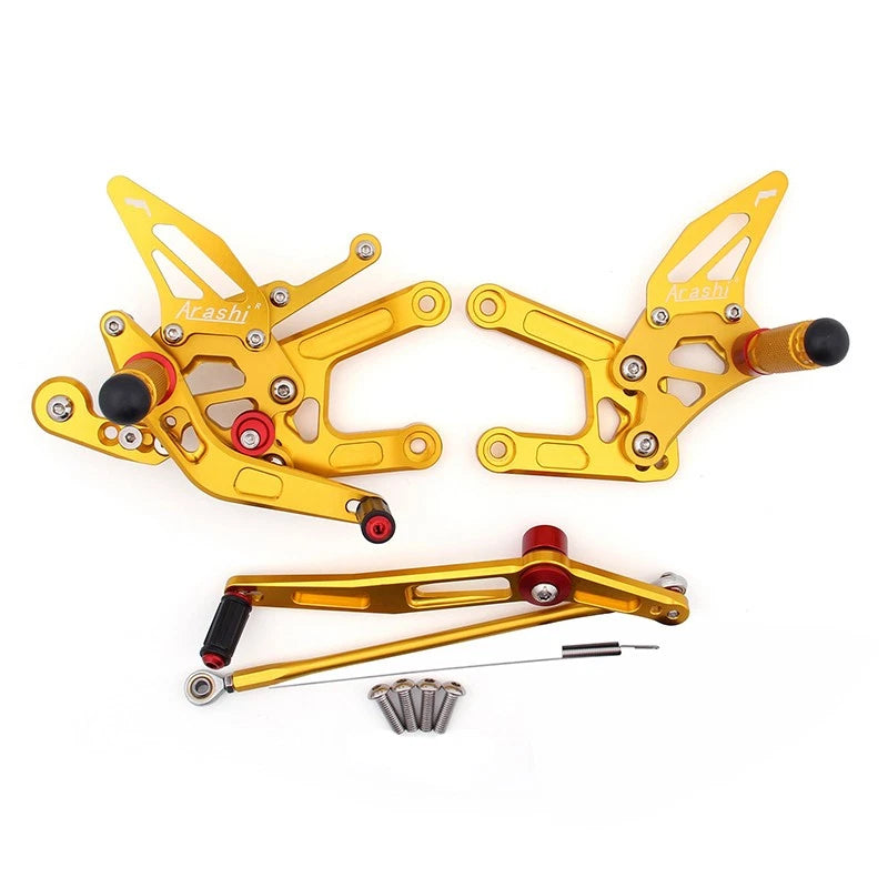 Rearset Rear Set for Yamaha YZF 600 R6 (2006–2016) Gold