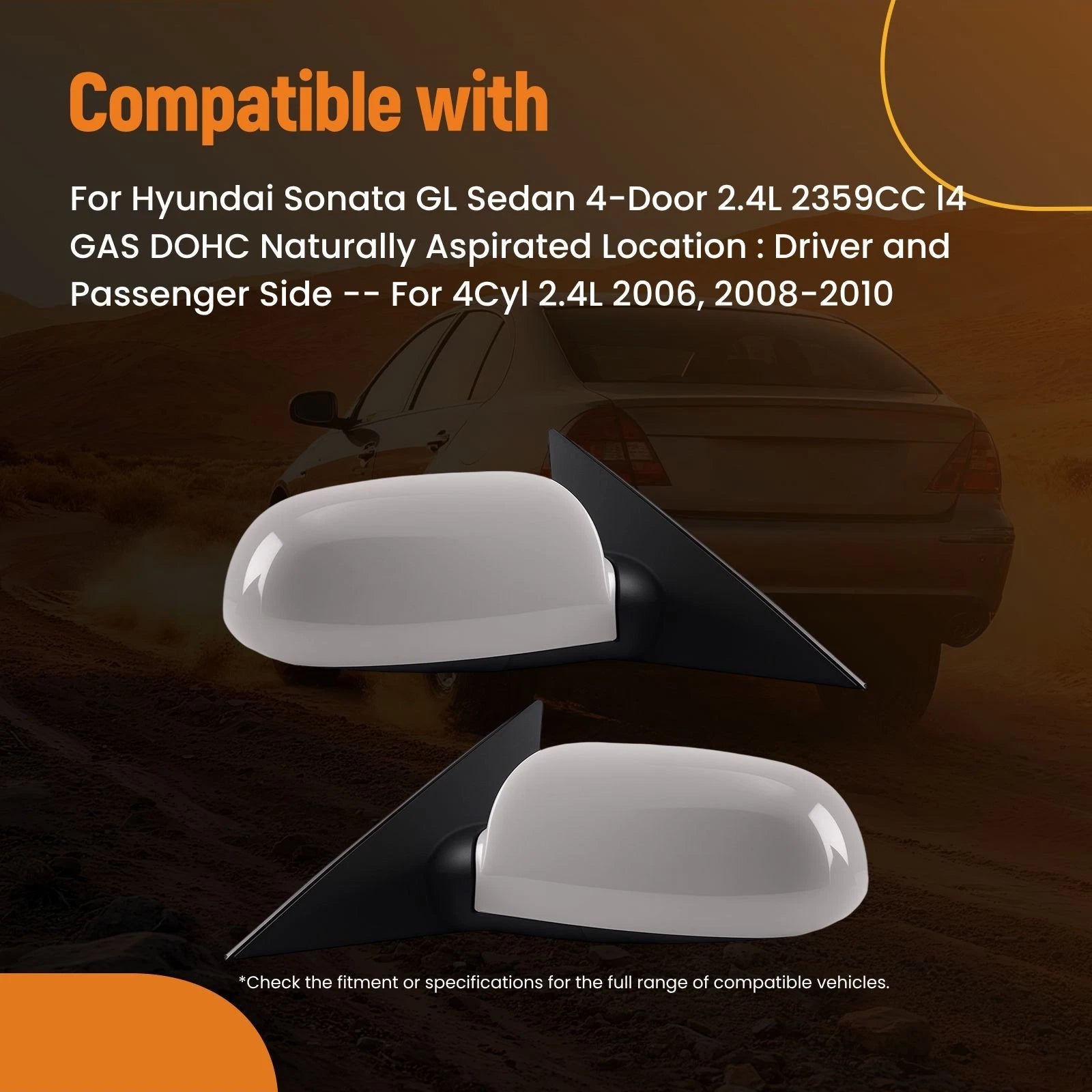 Heated Side Mirror for Hyundai Sonata (2006–2010) 955945