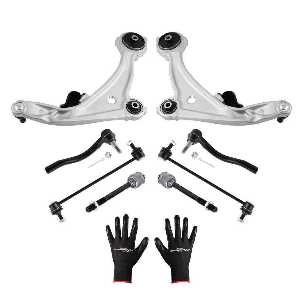 Front Lower Control Arms with Ball Joints & Tie Rods for Nissan Altima (2007–2013)