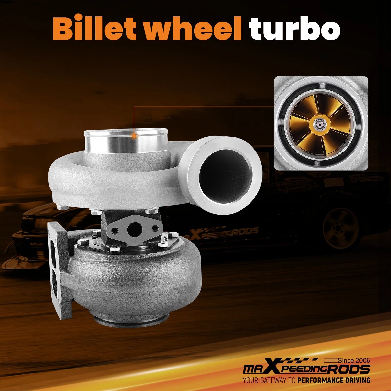 Turbo GT45 V-Band Compressor for Performance Applications (600+ HP)