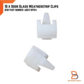 10x Door Glass Weatherstrip Clips for Toyota Hilux 4Runner (1984-1997)