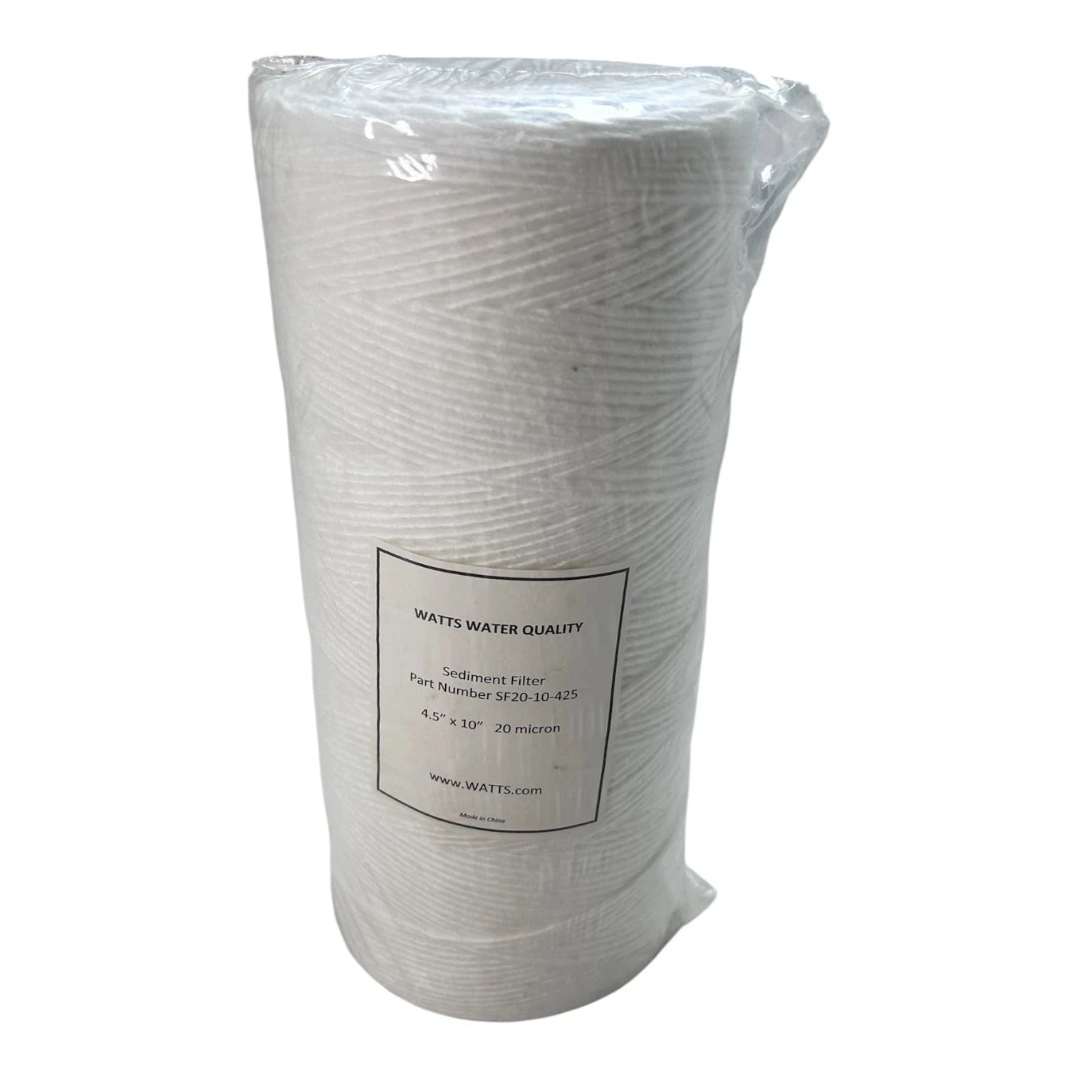 Water Sediment Filter 20 Micron for Watts SF20-10-425 (4.5'' x 10'')