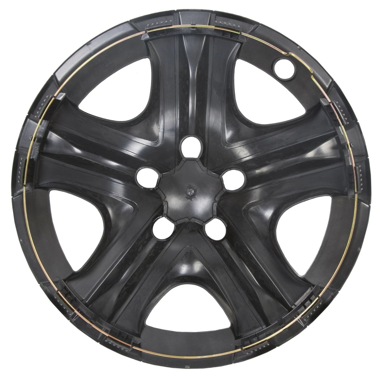 Set of 4 Gloss Black 17" Hub Caps for Toyota RAV4 (2013–2018)