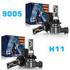 2X 9005 + H11 LED Headlight Bulbs Conversion Kit for
