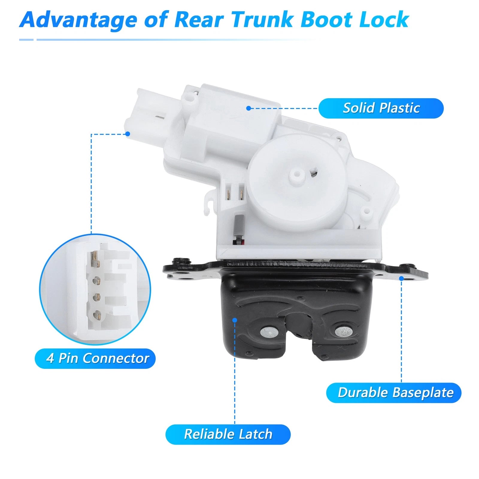 Rear Trunk Latch Lock Actuator for Honda CR-V Civic Pilot Odyssey (No. 74800TLAA01)