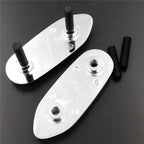 Mirror Block Off Base Plates for Suzuki GSX-R 600 750 1000 (2006–2008) Chrome