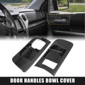 Carbon Fiber Front Door Handle Bowl Cover Trims for Toyota Tundra (2014–2021)