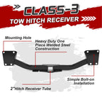 Class 3 Trailer Hitch for GMC Acadia (2017–2023) / Chevy Blazer (2019–2023)