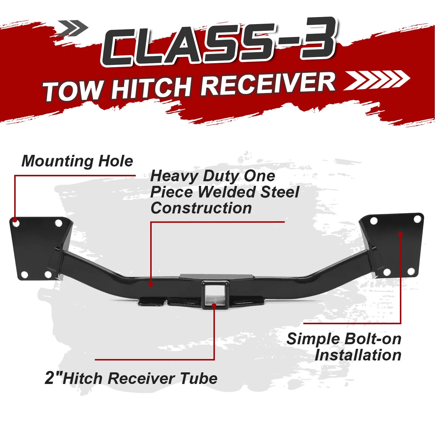 Class 3 Trailer Hitch for GMC Acadia (2017–2023) / Chevy Blazer (2019–2023)