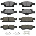 Front and Rear Metallic Brake Pads for Dodge Durango (2022)