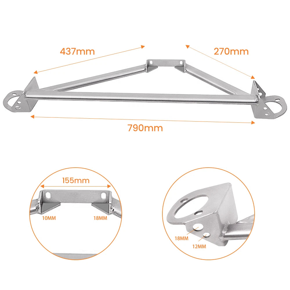 Front Upper Strut Bar Brace for Honda Civic Del Sol (1992-2000)