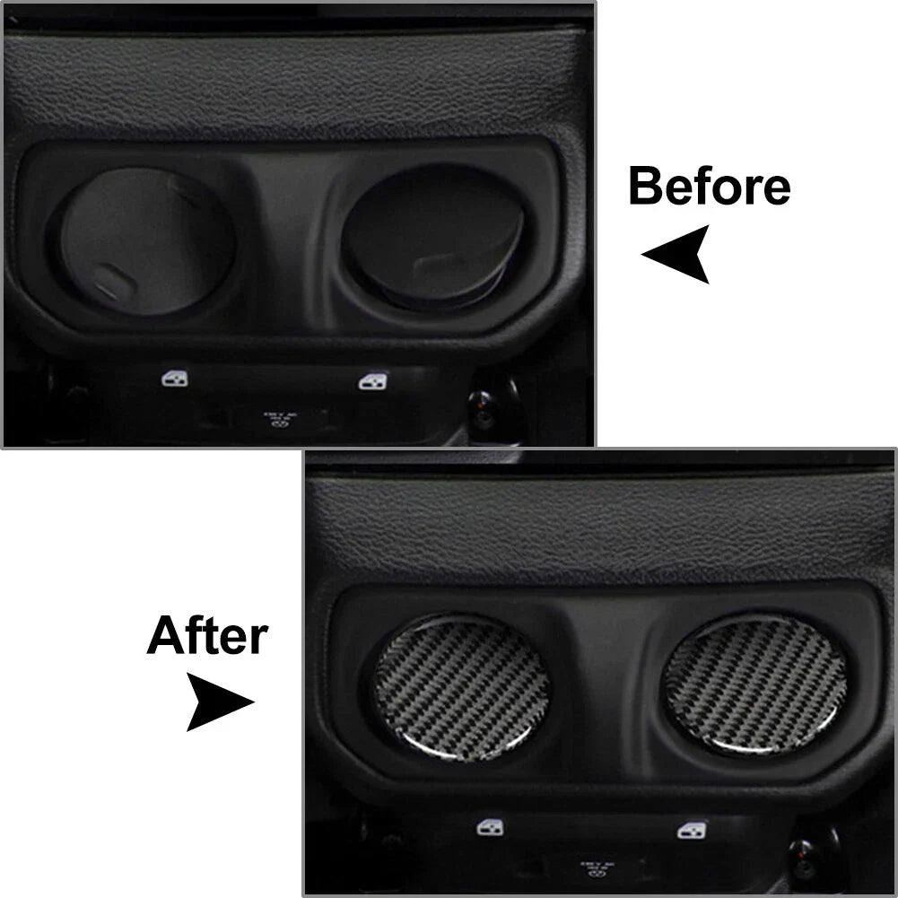 Armrest Box Rear Air Vent Trim for Jeep Wrangler, Gladiator (2018-2023)