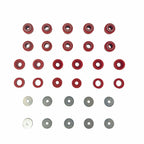 22-Piece Body Mount Bushings Insert Kit for Jeep Wrangler (1987–1995) 1-105