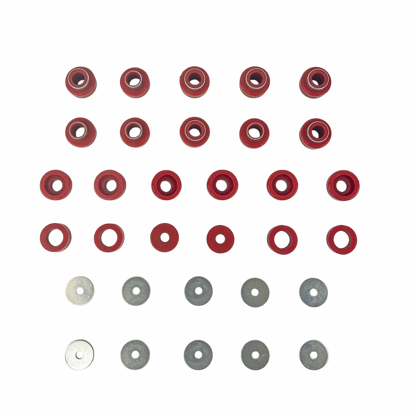 22-Piece Body Mount Bushings Insert Kit for Jeep Wrangler (1987–1995) 1-105