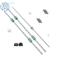Set of 2 Linear Guide Rails and Ballscrew for Make Model 