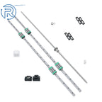 Set of 2 Linear Guide Rails and Ballscrew for Make Model 