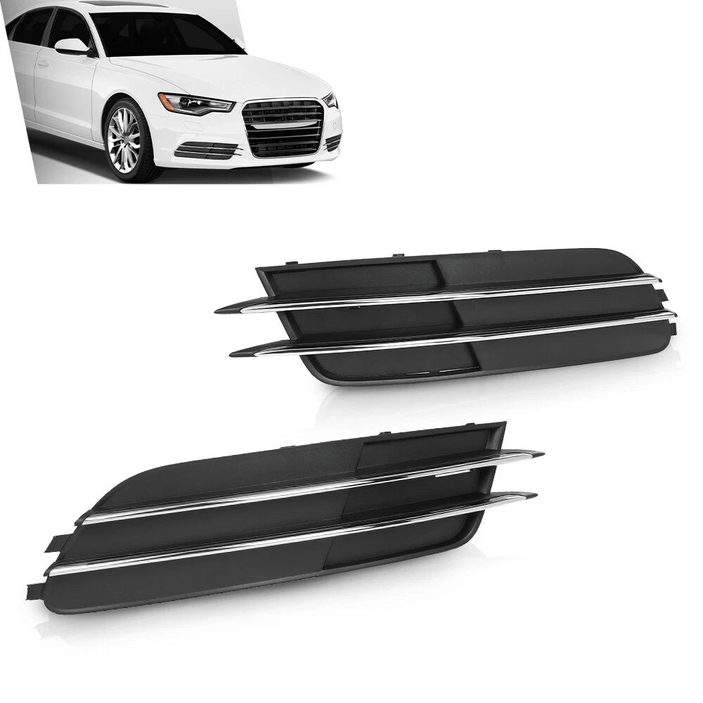 Fog Light Covers for Audi A6 (2012–2015) Left & Right Side