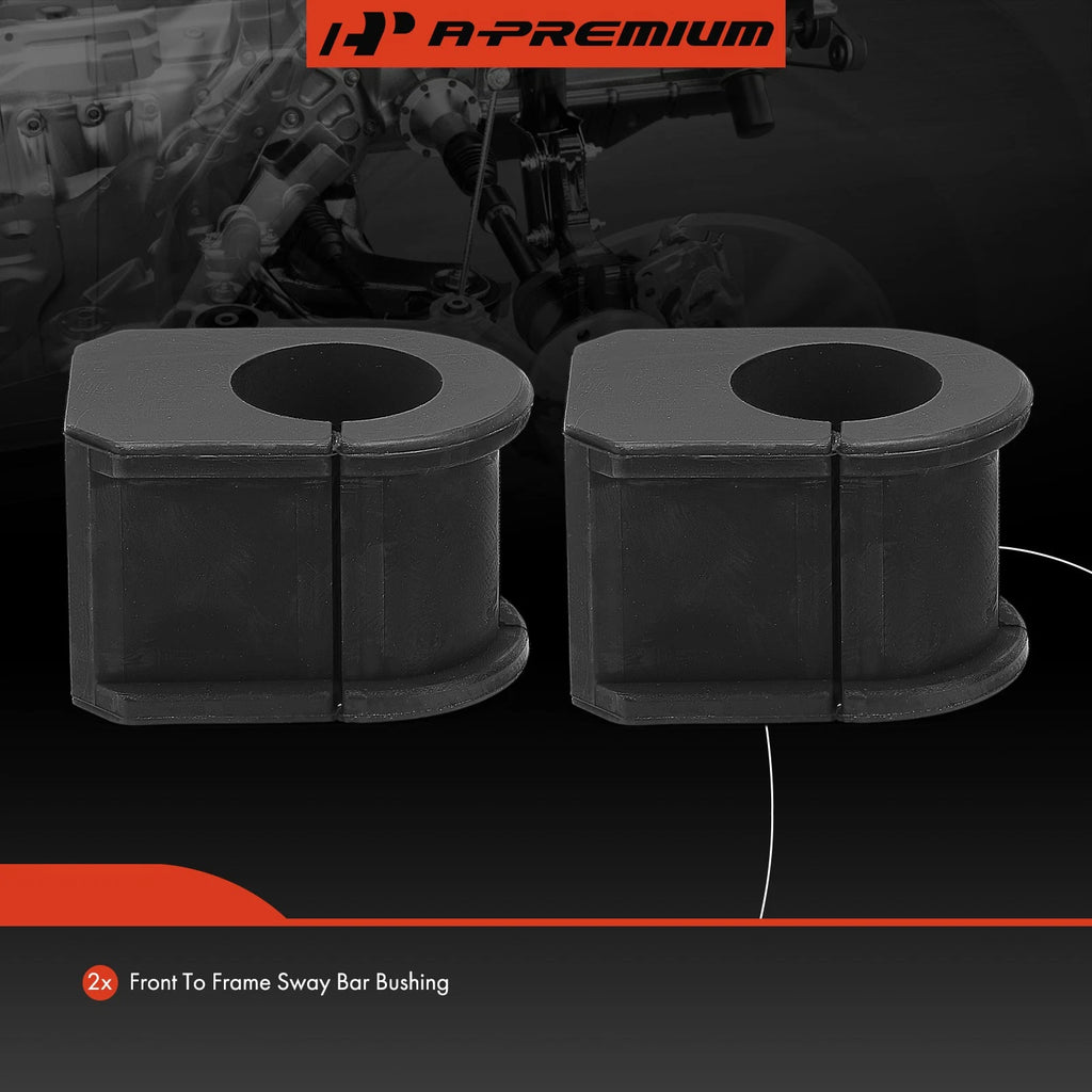 2X Front Frame Bushings for Ford F-250 F-350 F-450 F-550 Super Duty (2000–2023)