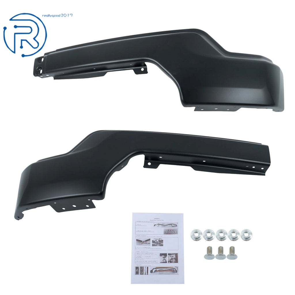 Front Bumper Face Bar for GMC Sierra 1500 (2019-2021) Black Steel
