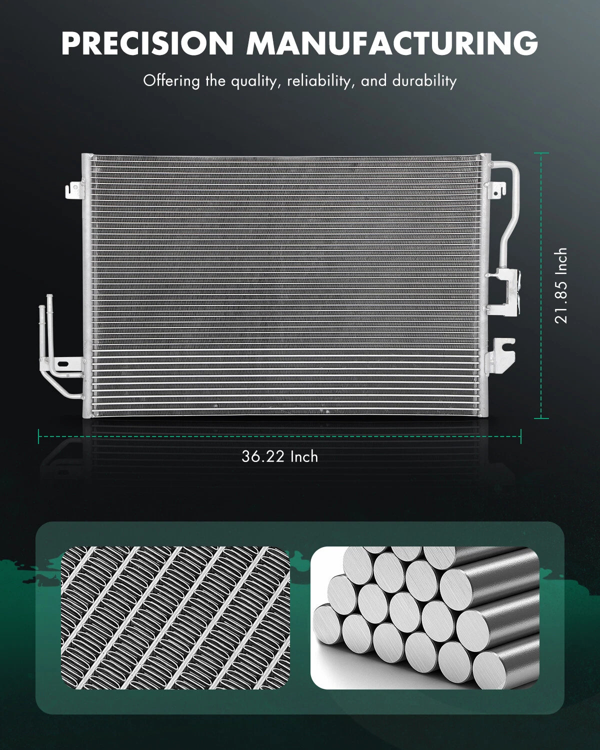 AC Aluminum Condenser for Mazda Tribute, Ford Escape (2008)