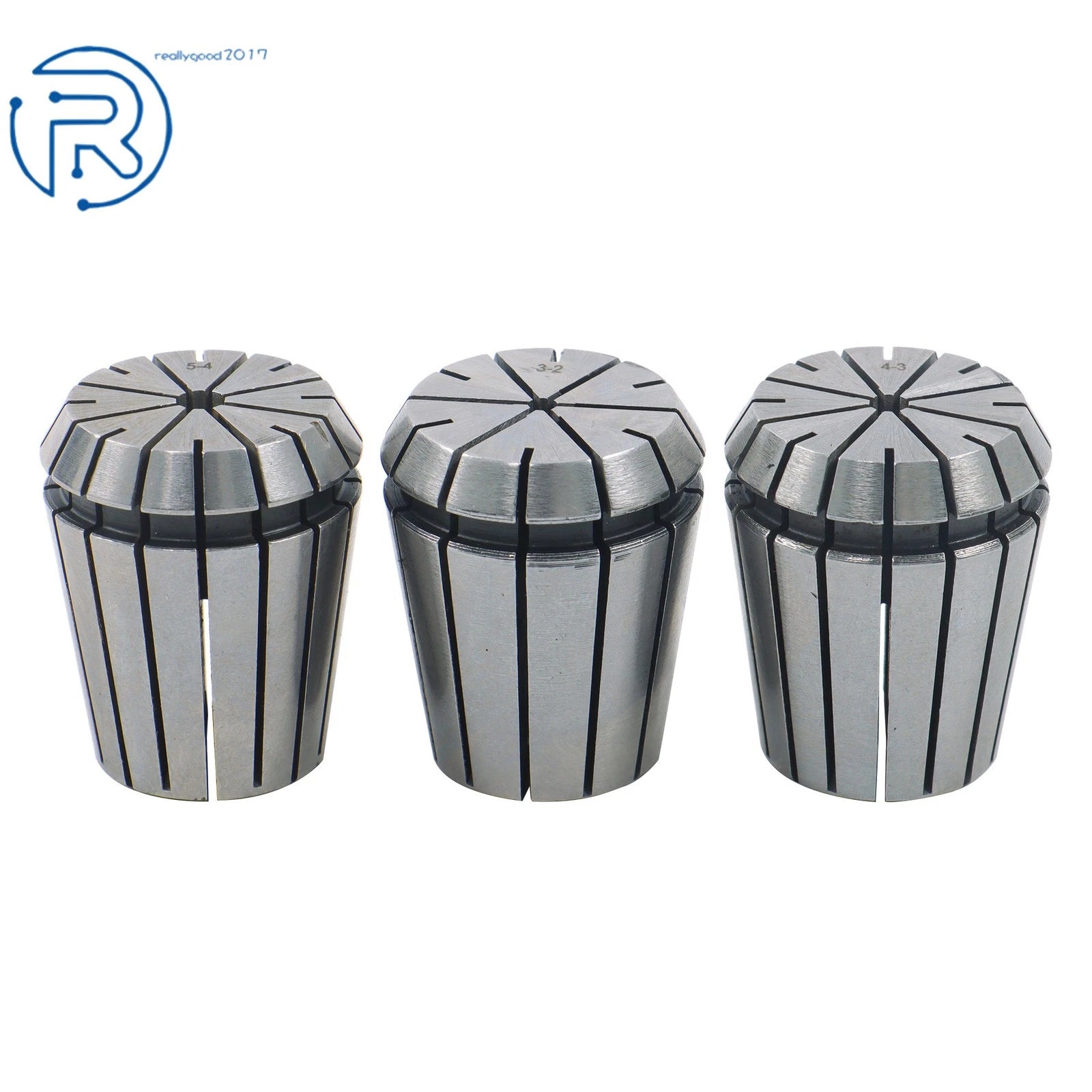 Set of 18 ER32 Spring Collets for Milling Tool MT3 Shank