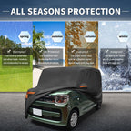 Waterproof Car Cover for Suzuki Spacia (2013–2023) - Aluminum Film, Zipper