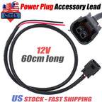 Power Plug Accessory Lead 12V 60cm for Honda CRF 250L (2017–2023), CRF 300L Rally (2021–2023)