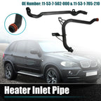 Water Engine Heater Inlet Coolant Pipe for BMW E46 E39