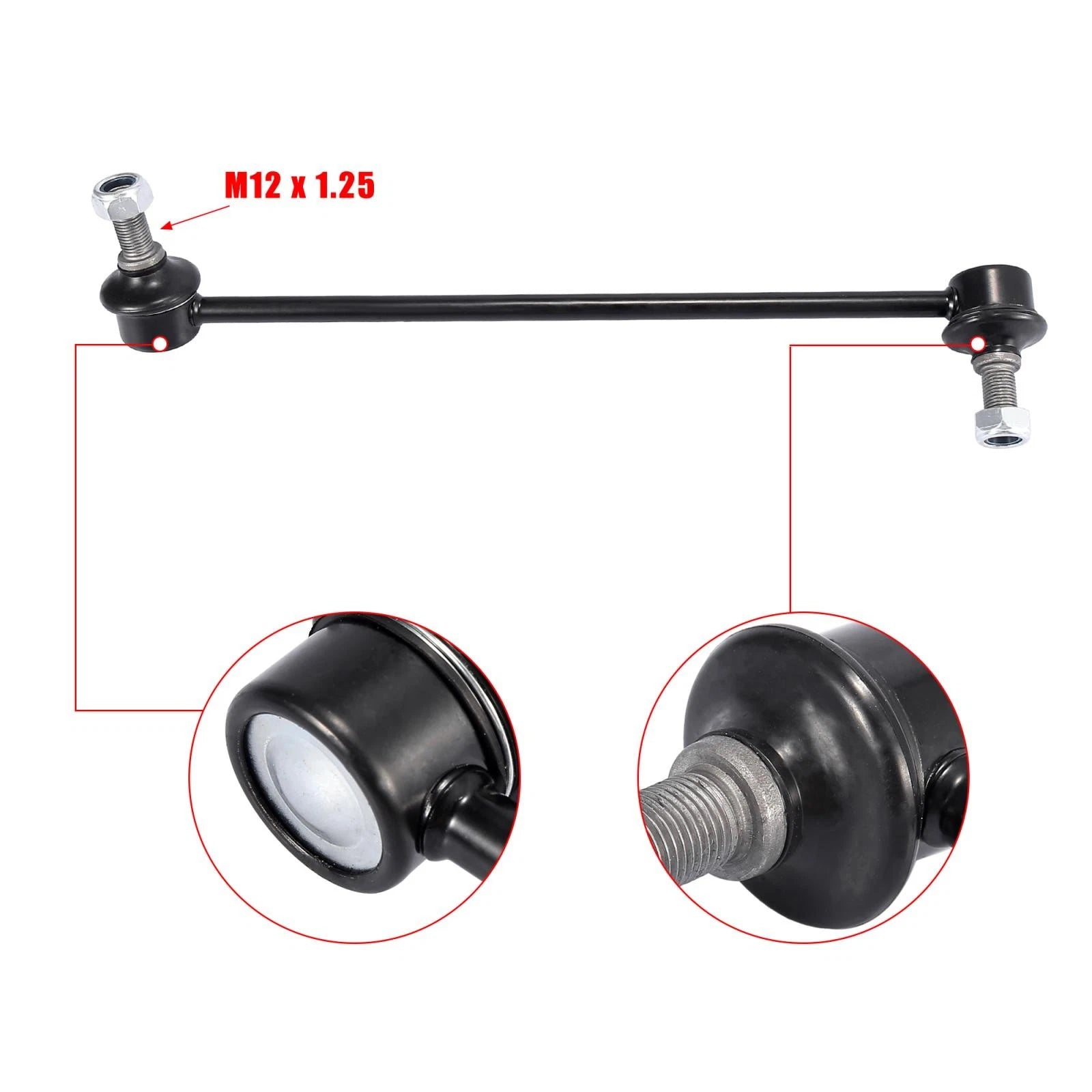 2X Front Suspension Sway Bar End Link K80255 54668CA000 for Nissan Quest (2004–2009)
