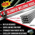 10Pcs Aluminium Soldering Rods Low Temperature for Automotive Repairs