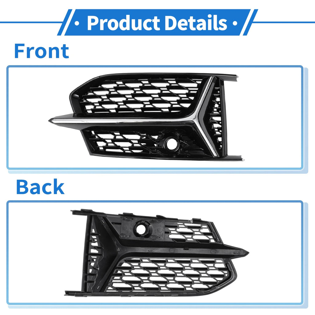2X Fog Light Grills for Audi A6 (2019–2023) No. 4K0807151A